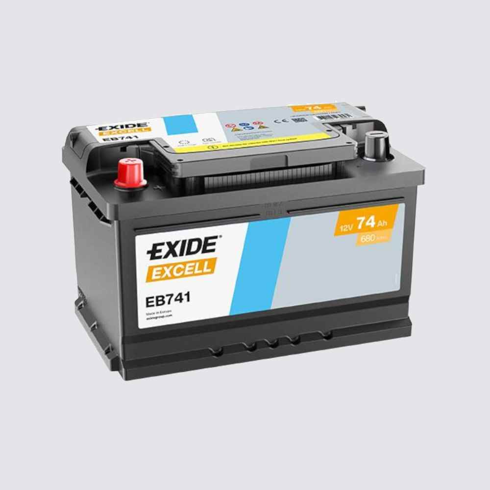 Аккумулятор EXIDE TECHNOLOGIES 74прямая для автомобилей установка замена