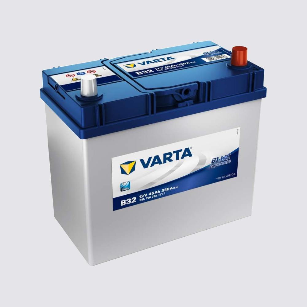 Аккумулятор VARTA 45обратная для автомобилей установка замена