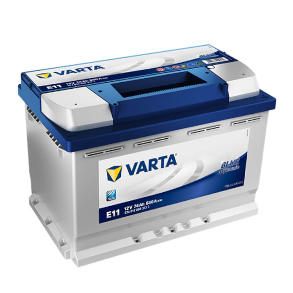 Аккумулятор VARTA 74обратная для автомобилей установка замена