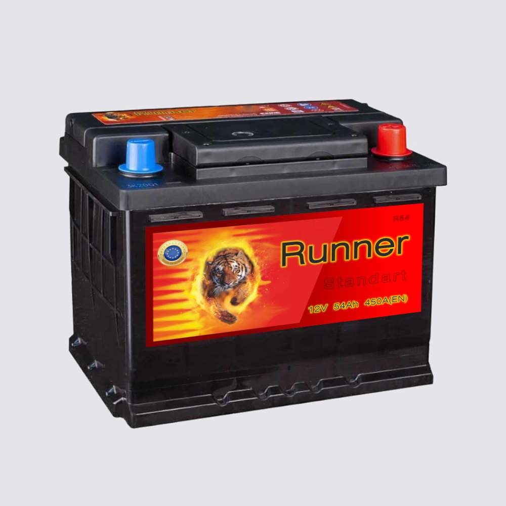 Аккумулятор RUNNER 54обратная для автомобилей установка замена