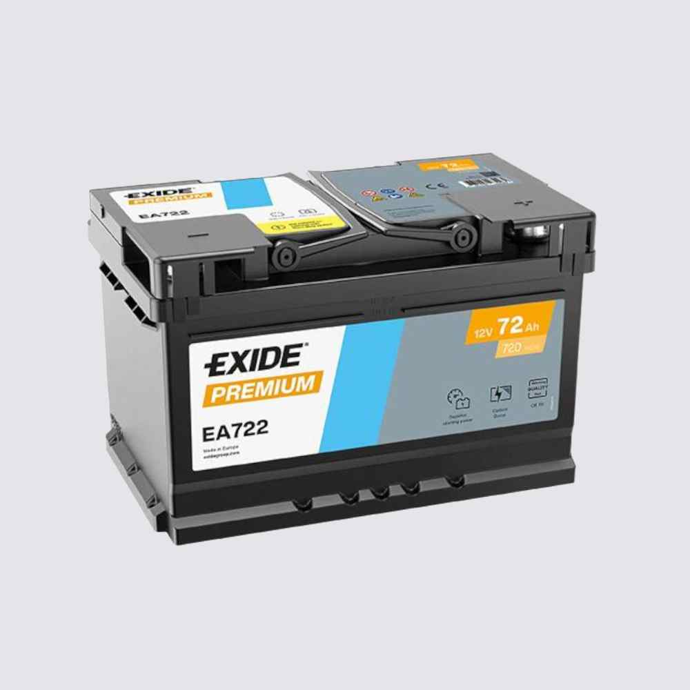 Аккумулятор EXIDE TECHNOLOGIES 72обратная для автомобилей установка замена