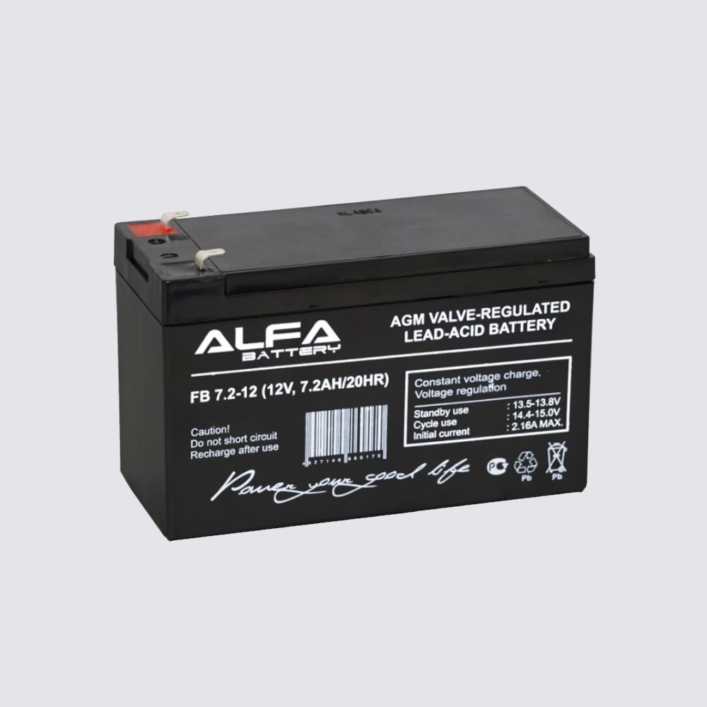 Аккумулятор ALFA 12 7,2 для ИБП