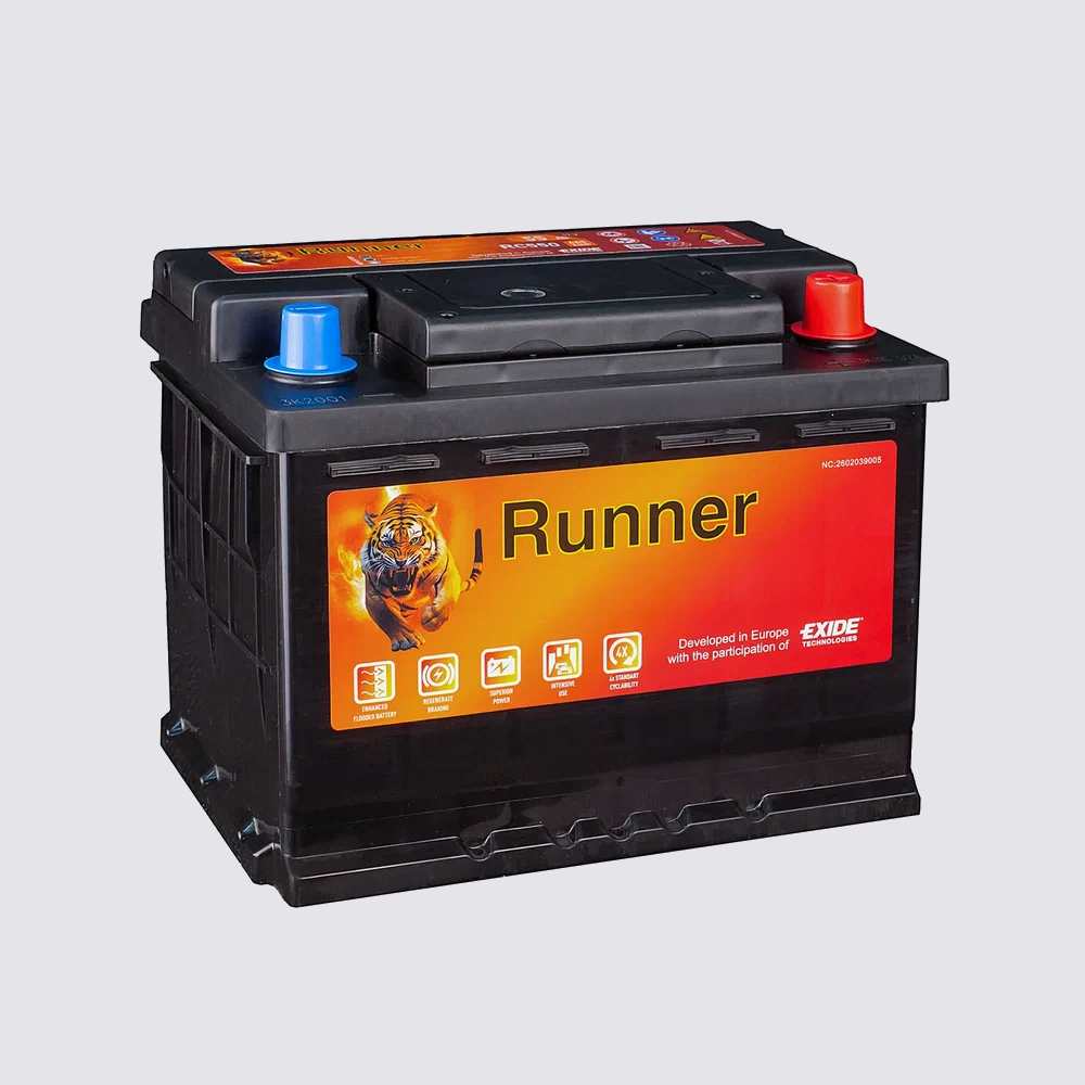 Аккумулятор RUNNER 55обратная для автомобилей установка замена