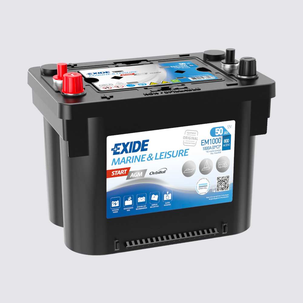 Аккумулятор EXIDE TECHNOLOGIES 1250 для катеров и яхт 