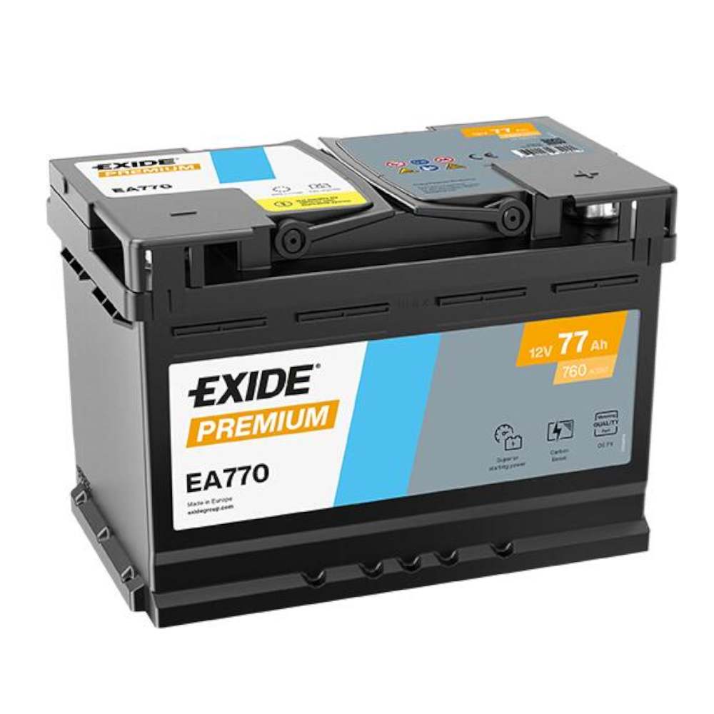 Аккумулятор EXIDE TECHNOLOGIES 77обратная для автомобилей установка замена