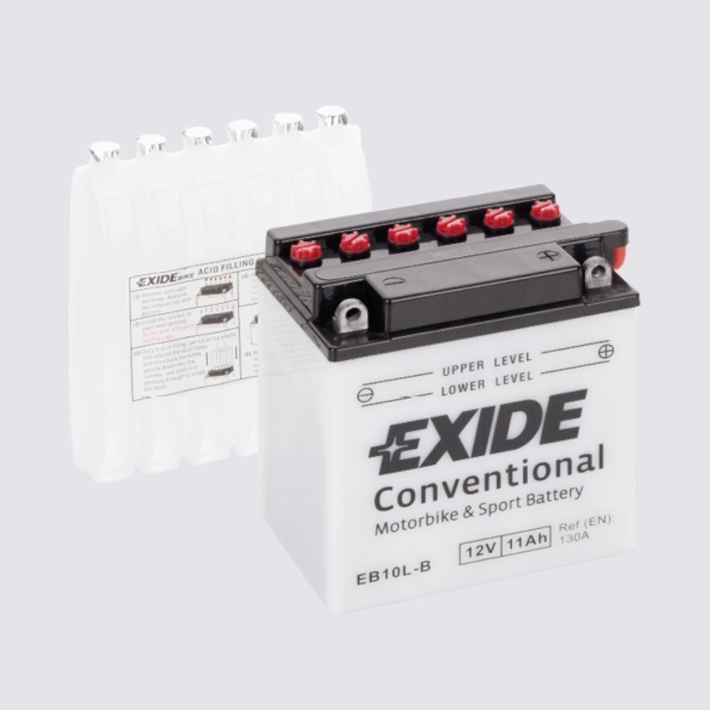Мотоциклетный аккумулятор  EXIDE TECHNOLOGIES 12 11Жидкий электролит для мотоциклов