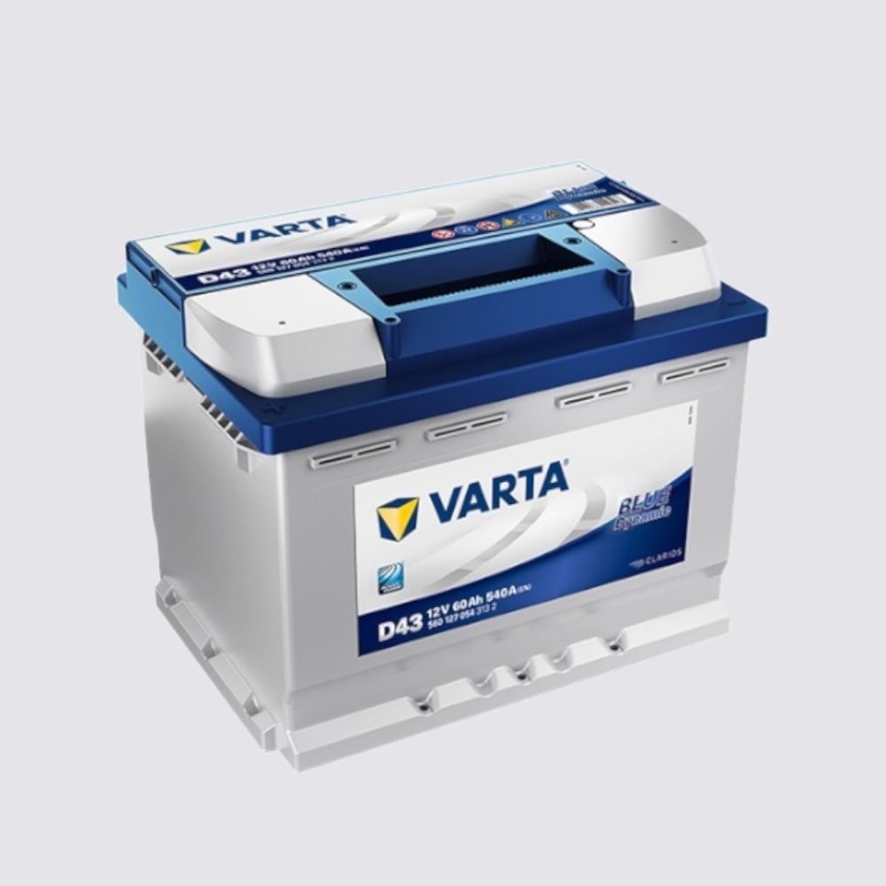 Аккумулятор VARTA 60прямая для автомобилей установка замена