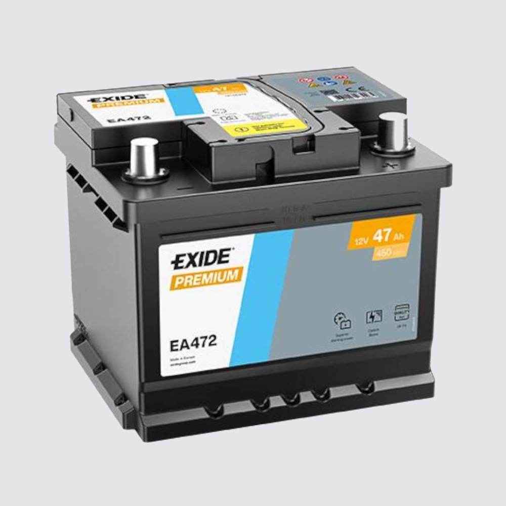 Аккумулятор EXIDE TECHNOLOGIES 47обратная для автомобилей установка замена