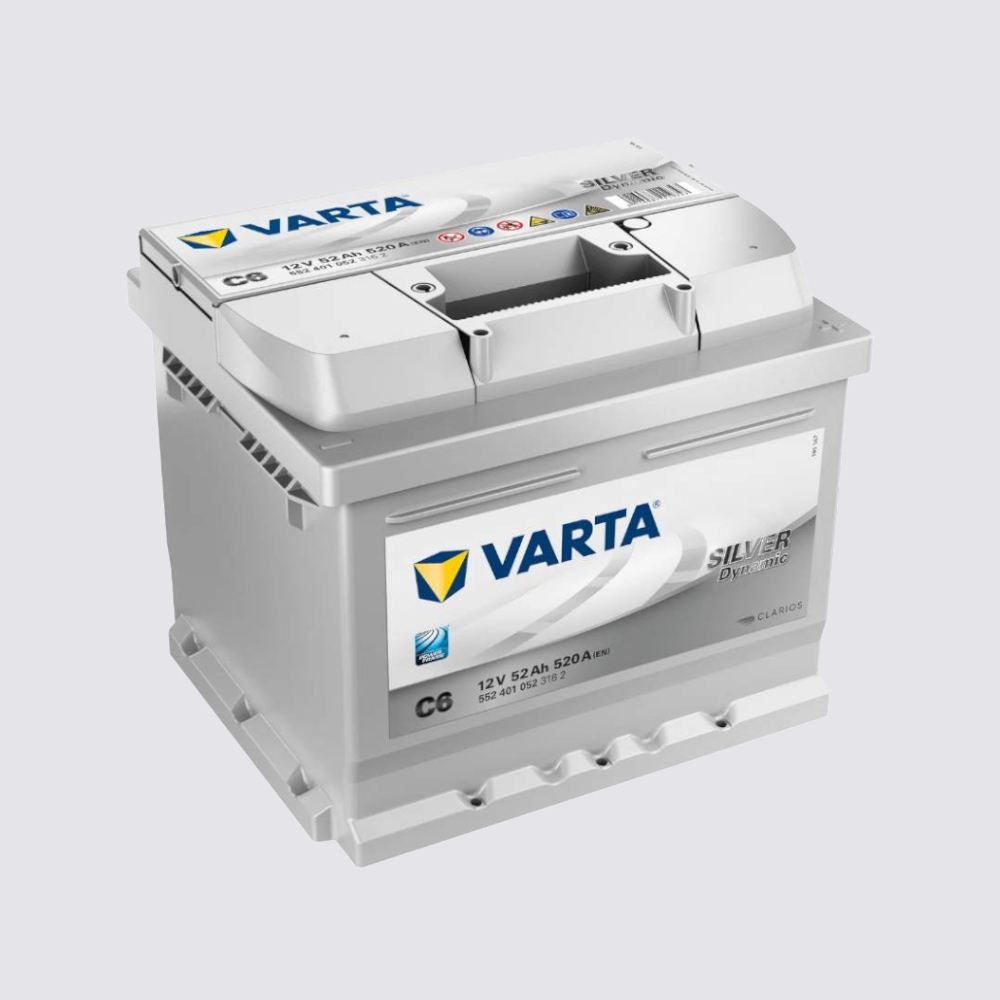Аккумулятор VARTA 52обратная для автомобилей установка замена