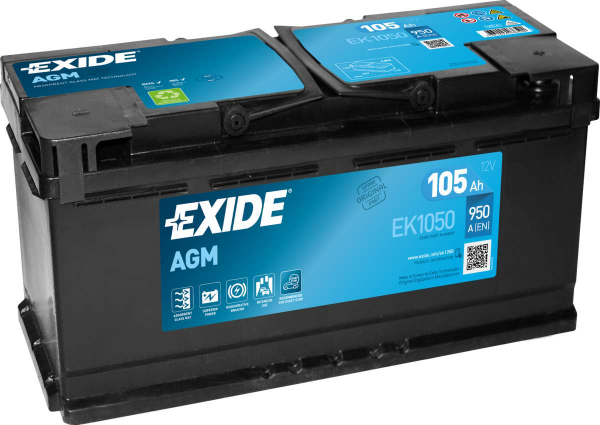 Аккумулятор EXIDE TECHNOLOGIES 105обратная для автомобилей установка замена