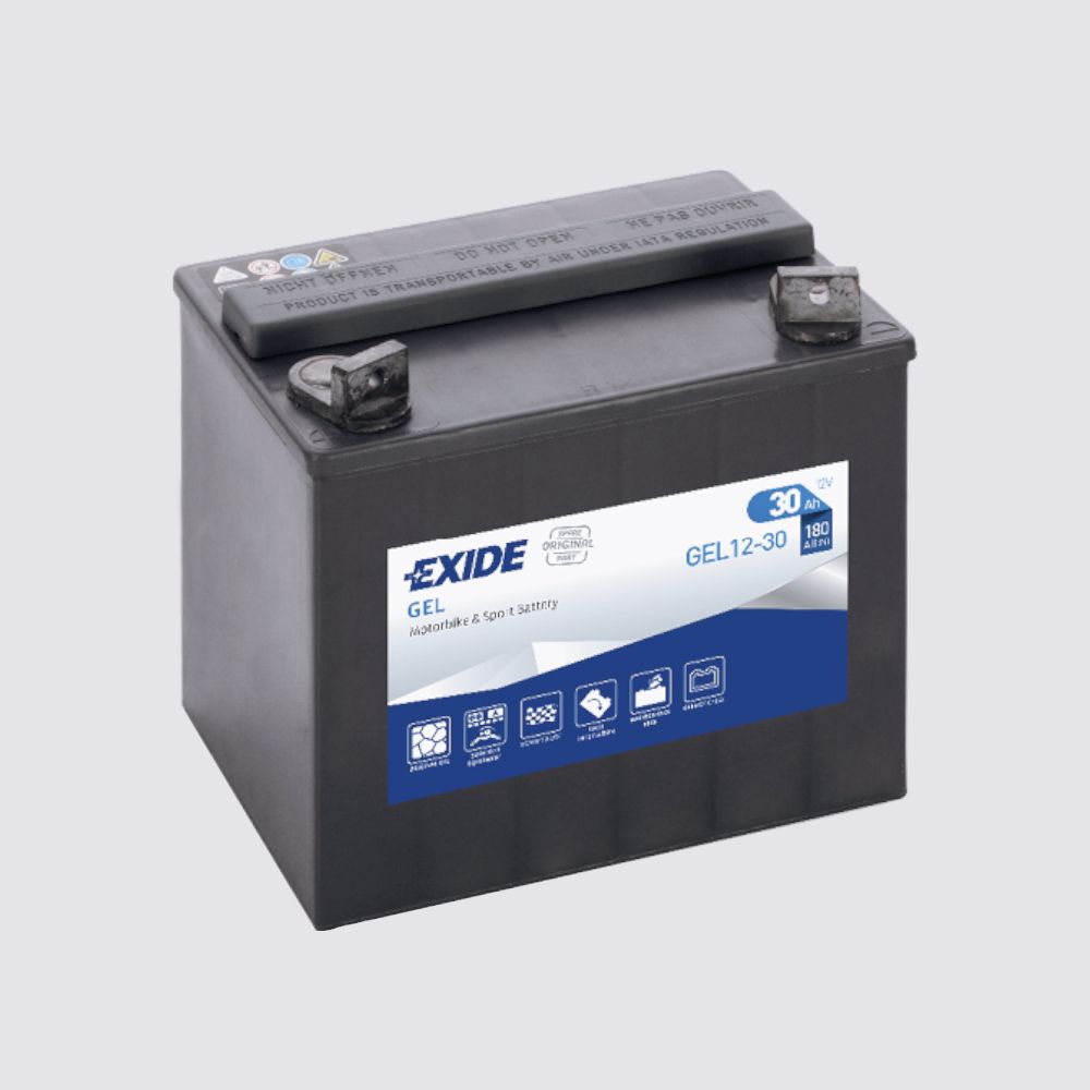 Мотоциклетный аккумулятор  EXIDE TECHNOLOGIES 12 30GEL для мотоциклов