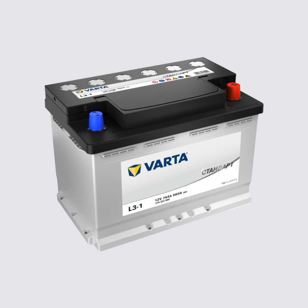 Аккумулятор VARTA 74обратная для автомобилей установка замена
