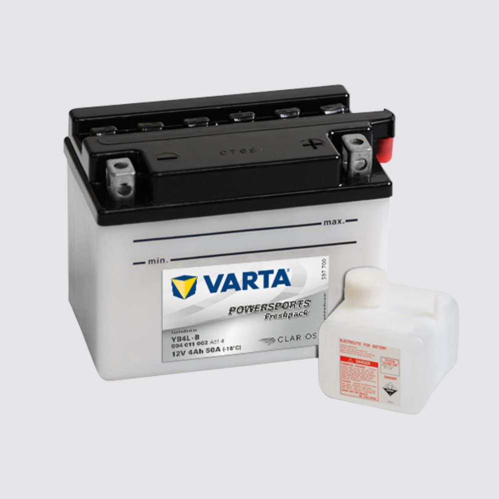 Мотоциклетный аккумулятор  VARTA 12 4AGM для мотоциклов