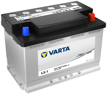 Аккумулятор VARTA 74 обратная 