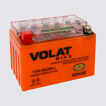 Аккумулятор мотоциклетный GEL 12 высокая устойчивость к глубоко му разряду