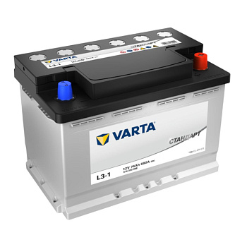 Аккумулятор VARTA 74 обратная 