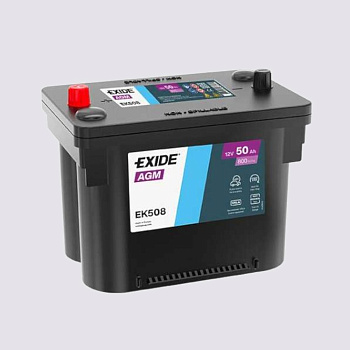 Аккумулятор EXIDE TECHNOLOGIES 50 прямая 