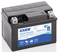 3Ah R+ Exide Motorbike&Sport AGM Ready 12V 50 А (ДШВ: 113*70*85мм), корпус: Euro, клеммы: под болт