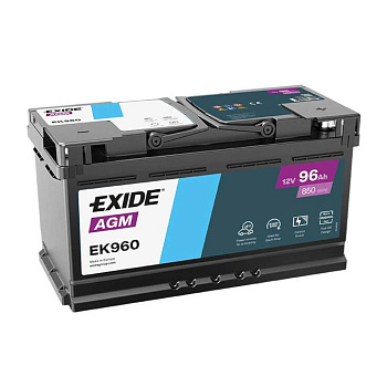 Аккумулятор EXIDE TECHNOLOGIES 96 обратная 