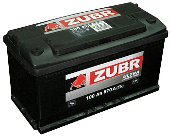 Аккумулятор ZUBR 100 обратная 