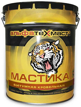 Мастика битумная гидроизоляционная АльфаТехМаст для фундамента и кровли
