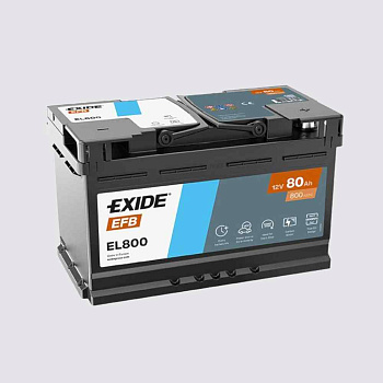Аккумулятор EXIDE TECHNOLOGIES 80 обратная 
