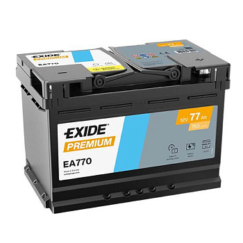 Аккумулятор EXIDE TECHNOLOGIES 77 обратная 