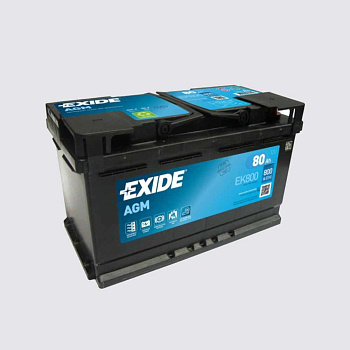 Аккумулятор EXIDE TECHNOLOGIES 80 обратная 