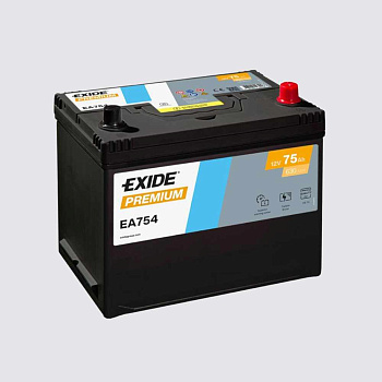 Аккумулятор EXIDE TECHNOLOGIES 75 обратная 