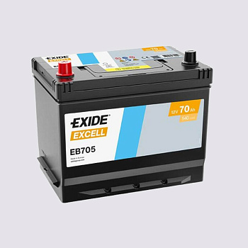 Аккумулятор EXIDE TECHNOLOGIES 70 прямая 