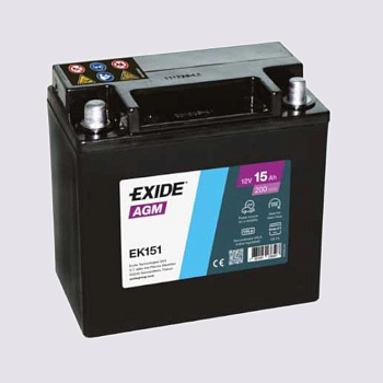 Аккумулятор EXIDE TECHNOLOGIES 15 прямая 