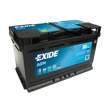 Аккумулятор EXIDE TECHNOLOGIES 80 обратная 