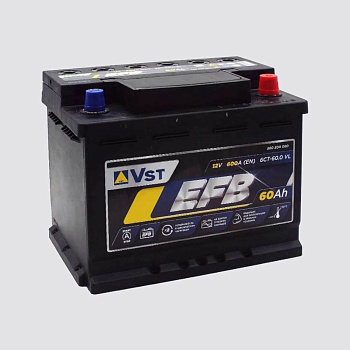 Аккумулятор VARTA 60 обратная 