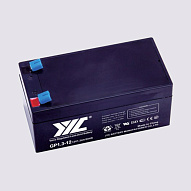 1,3Ah R+ JYC General(GP)VRLA 12V 1 А (ДШВ: 97*43*58мм), корпус: Euro, клеммы: FASTON (зажим) 4,8 мм