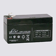 1,3Ah R+ Leoch 12V  А (ДШВ: 97*43*52мм), корпус: Euro, клеммы: FASTON (зажим) 4,8 мм