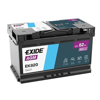 Аккумулятор EXIDE TECHNOLOGIES 82 обратная 