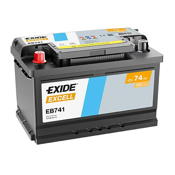 Аккумулятор EXIDE TECHNOLOGIES 74 прямая 