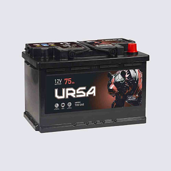 Аккумулятор ZUBR 75 обратная 