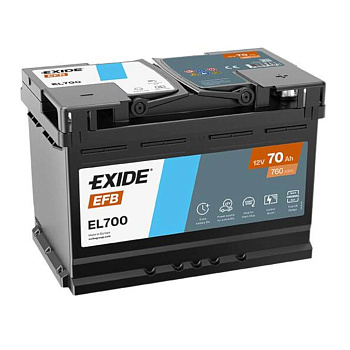 Аккумулятор EXIDE TECHNOLOGIES 70 обратная 