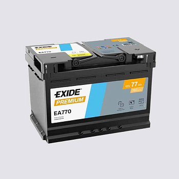 Аккумулятор EXIDE TECHNOLOGIES 77 обратная 